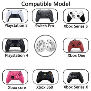 Precision Rings, Aim Assist Motion Control Controller Rings for PS5, PS4, Xbox, Switch Pro, Scuf Controller Accessories Soft Hard Joystick Thumbstick Rings Silicone (6)