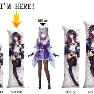 Anime Long Pillow Panas Anime Undertale Man Beding Memeluk Tubuh Sarung Bantal Penutup Kulit Persik Otaku 2 Cara Sarung Bantal Keren Untuk Ulang Tahun 59inches X 20inches(150cm X 50cm)