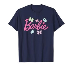barbie - butterflies logo t-shirt