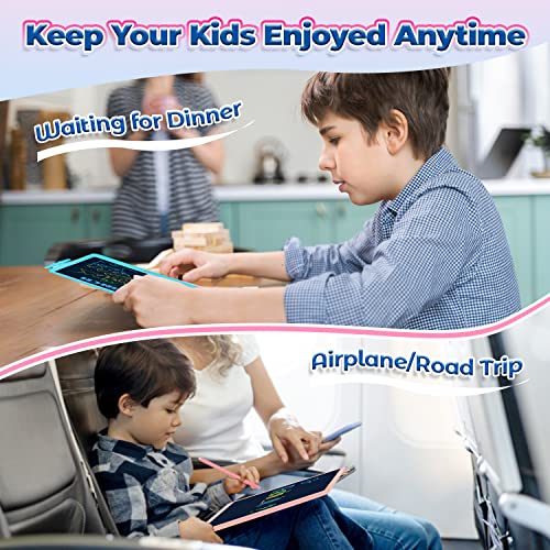 2-Pack LCD Writing Tablet Toddler Toys, 10 Inch Doodle Board Drawing Pad Gifts for Kids Boy Toy Drawing Board Christmas Birthday Gift, Drawing Tablet for Boys Girls 3 4 5 6 Years Old