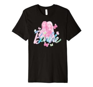 barbie - tie dye and butterflies premium t-shirt