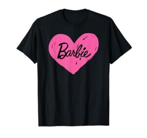 barbie - hand painted heart t-shirt