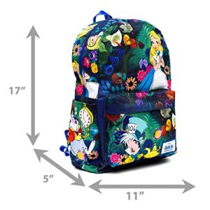 Wondapop Disney Alice in Wonderland 17" Full Size Nylon Backpack