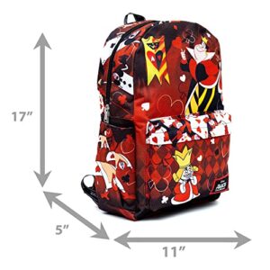 Wondapop Disney Alice in Wonderland Queen of Hearts 17" Full Size Nylon Backpack