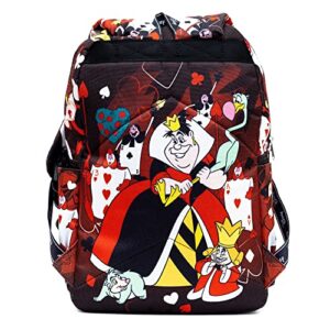 Wondapop Disney Alice in Wonderland Queen of Hearts 17" Full Size Nylon Backpack