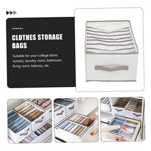 Holibanna 2pcs Folding Storage Box Clothing Drawer Dividers Drawers for Clothes Storage Boxes for Clothes 12 Grids Closet Organizer Clothes Drawer Organizer Cabinet Clothes Box Wardrobe Box