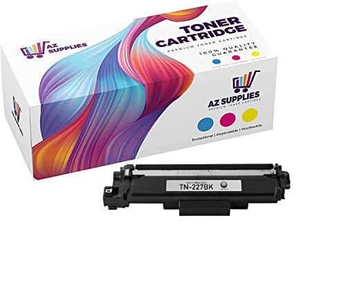 AZ SUPPLIES Compatible Toner Cartridge Replacement for Brother TN-227BK with HL-L3210CW 3230CDW HL-L3270CDW MFC-L3710CW MFC-L3730CDN MFC-L3750CDW MFC-L3770CDW DCP-L3550CDW, Black