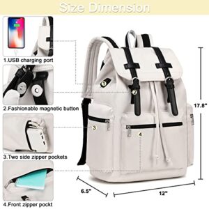 Bluboon Laptop Backpack Women Men 15.6 Inch College Backpack with Charge Port School Bookbag Waterproof Casual Daypack Backpack for Travel Work