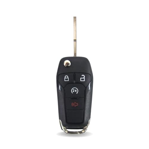 Tom's Key Car Key and Programmer Bundle with with 4 Button Flip Key, Designed for Select Ford Vehicles (Program Key Yourself/Do It Yourself)