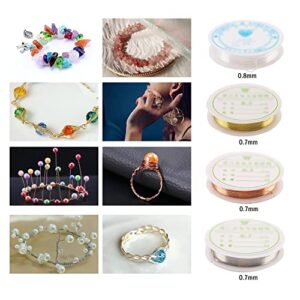 ZLXDP Gemstone Jewelry Making Kit Irregular Chips Stones Crushed Chunked Crystal Pieces Loose Beads for Decor Crafts