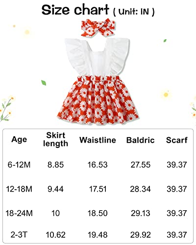 SOLOYEE Baby Girl Dress 6-12 Months Infant Toddler Girls Clothes Summer Outfits Ruffle Sleeveless One-Piece Dress+Headband White