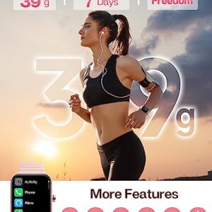 Smart Watches for Women Men(Bluetooth Answer/Make Call), Smart Watch Alexa Built-in, 1.8" Fitness Watch with Heart Rate/SpO2/Sleep Monitor/100 Sports/IP68 Waterproof, Activity Trackers for iOS Android