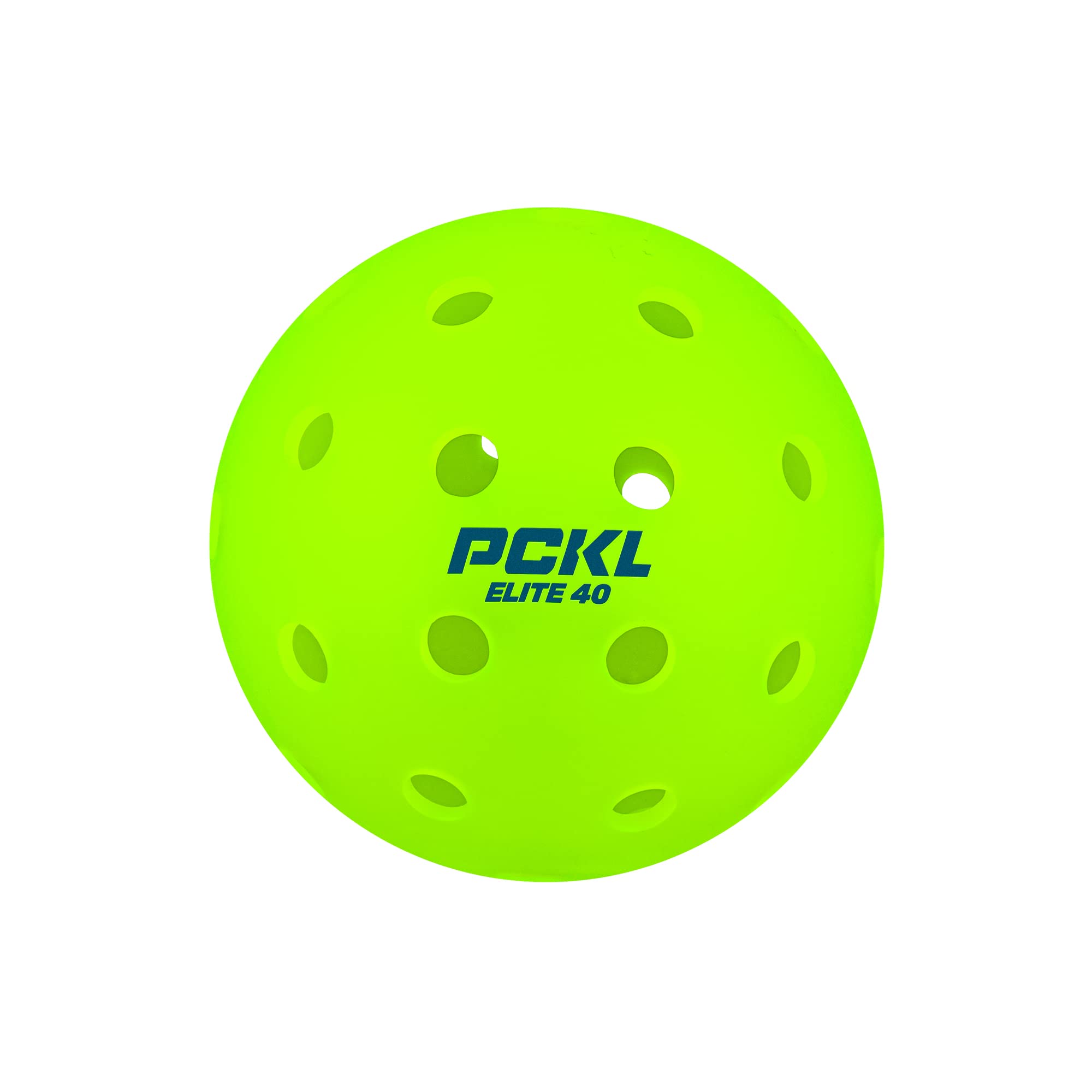 PCKL Elite 40 Pickleball Balls | Tournament and Competition Ball | 4 Pack of Balls | 50 Pack | 100 Bulk Pack | USA Pickleball Approved (4 Pack, Neon Green)