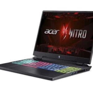 Acer Nitro 16 Gaming Laptop | Intel i5-13500H | NVIDIA GeForce RTX 4050 Laptop GPU | 16" 2560 x 1600 165Hz IPS G-SYNC Display | 8GB DDR5 | 512GB Gen 4 SSD | Wi-Fi 6 | RGB Backlit KB | AN16-51-56VR