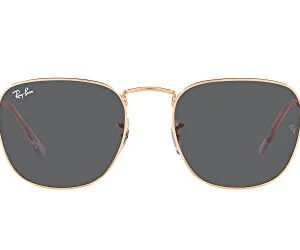 Ray-Ban RB3857 Frank Square Sunglasses, Rose Gold/Dark Grey, 54 mm