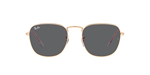 Ray-Ban RB3857 Frank Square Sunglasses, Rose Gold/Dark Grey, 54 mm