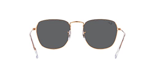 Ray-Ban RB3857 Frank Square Sunglasses, Rose Gold/Dark Grey, 54 mm