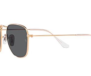 Ray-Ban RB3857 Frank Square Sunglasses, Rose Gold/Dark Grey, 54 mm