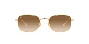 ray-ban rb3706 square sunglasses, gold/gradient brown, 54 mm