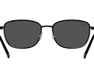 Ray-Ban RB3705 Square Sunglasses, Black/Polarized Dark Grey, 60 mm