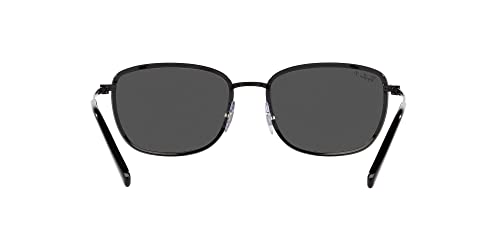 Ray-Ban RB3705 Square Sunglasses, Black/Polarized Dark Grey, 60 mm