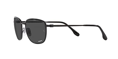 Ray-Ban RB3705 Square Sunglasses, Black/Polarized Dark Grey, 60 mm