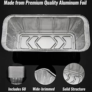 NUPICK 40 Pack Grease Cup Liners for Blackstone 17"/28"/36" Griddle, Drip Pan Liners for Blackstone 5017, Disposable Aluminum Foil Drip Pan Liner