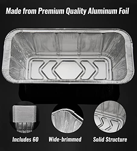 NUPICK 40 Pack Grease Cup Liners for Blackstone 17"/28"/36" Griddle, Drip Pan Liners for Blackstone 5017, Disposable Aluminum Foil Drip Pan Liner