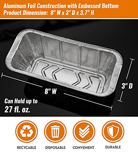 NUPICK 40 Pack Grease Cup Liners for Blackstone 17"/28"/36" Griddle, Drip Pan Liners for Blackstone 5017, Disposable Aluminum Foil Drip Pan Liner