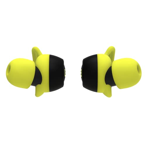 HyperSonic Evolution: Hyper Definition Bluetooth Earbuds (Ultra Tight Bass, 60 Hours Playtime, 3D Spatial Sound, Wireless Charging, iPX7 Waterproof, Passive Noise Isolation) New for 2023 (Flux Green)