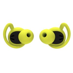 HyperSonic Evolution: Hyper Definition Bluetooth Earbuds (Ultra Tight Bass, 60 Hours Playtime, 3D Spatial Sound, Wireless Charging, iPX7 Waterproof, Passive Noise Isolation) New for 2023 (Flux Green)