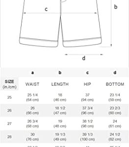 Aelfric Eden Men's Star Patchwork Denim Shorts Mid Rise Stretchy Patchwork Jeans Shorts Casual Denim Shorts Streetwear