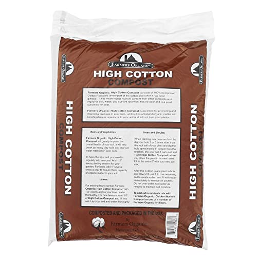 Farmers Organic High Cotton Compost, 20 Quart Bag