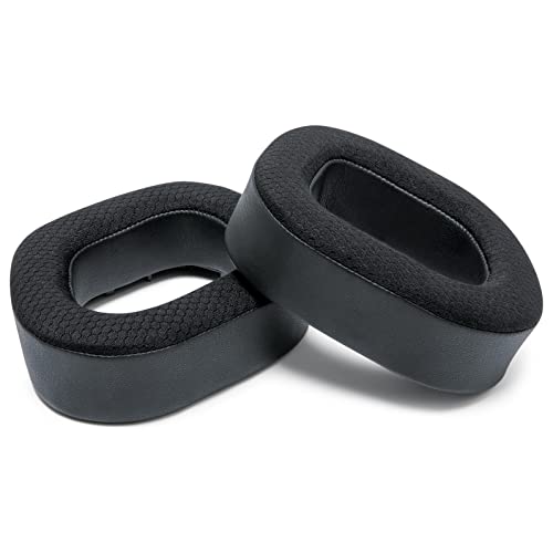 WC Freeze HS80 - Cooling Gel Earpads for Corsair HS80 RGB Wireless, Wired, & HS80 Max by Wicked Cushions - Elevate Comfort, Thickness & Sound Isolation for Epic Gaming Sessions | Black