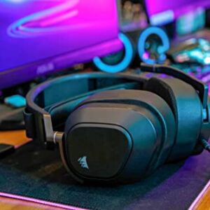 WC Freeze HS80 - Cooling Gel Earpads for Corsair HS80 RGB Wireless, Wired, & HS80 Max by Wicked Cushions - Elevate Comfort, Thickness & Sound Isolation for Epic Gaming Sessions | Black