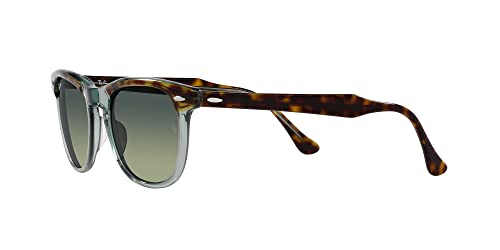 Ray-Ban RB2398 Eagleeye Square Sunglasses, Havana on Transparent Green/Green Vintage, 53 mm