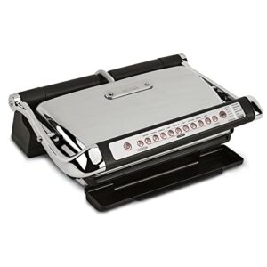 all-clad autosense stainless steel indoor grill, panini press xl automatic cooking 1800 watts smokeless, removable plates, dishwasher safe