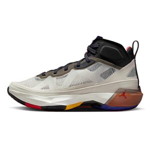 nike men's air jordan xxxvii basketball shoe (light bone/black/dark concord/fire red, us_footwear_size_system, adult, men, numeric, medium, numeric_10)