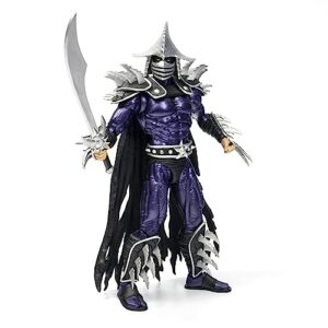 the loyal subjects teenage mutant ninja turtles bst axn limited edition sdcc 2023 super shredder glow-in-the-dark 8-inch xl action figure