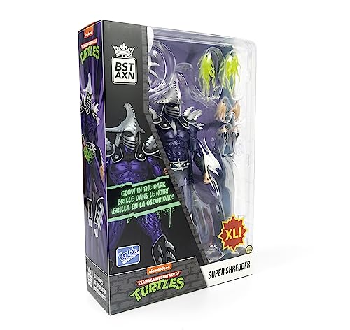 The Loyal Subjects Teenage Mutant Ninja Turtles BST AXN Limited Edition SDCC 2023 Super Shredder Glow-in-The-Dark 8-inch XL Action Figure
