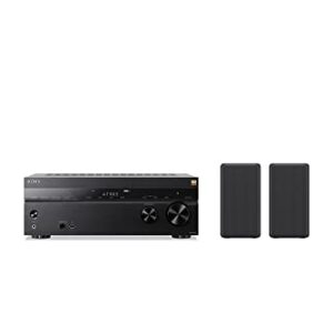 Sony STR-AN1000 7.2 CH 8K A/V Receiver: Dolby Atmos, DTS:X, Bluetooth, WiFi, Google Chromecast, Spotify Connect, Apple AirPlay, HDMI 2.1 and SA-RS3S Wireless Rear Speakers for HT-A7000/A5000/A3000