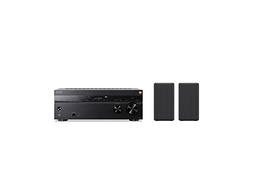 Sony STR-AN1000 7.2 CH 8K A/V Receiver: Dolby Atmos, DTS:X, Bluetooth, WiFi, Google Chromecast, Spotify Connect, Apple AirPlay, HDMI 2.1 and SA-RS3S Wireless Rear Speakers for HT-A7000/A5000/A3000