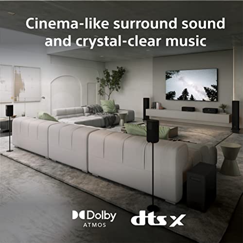 Sony STR-AN1000 7.2 CH 8K A/V Receiver: Dolby Atmos, DTS:X, Bluetooth, WiFi, Google Chromecast, Spotify Connect, Apple AirPlay, HDMI 2.1 and SA-RS3S Wireless Rear Speakers for HT-A7000/A5000/A3000