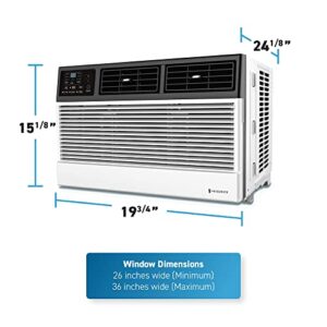 Friedrich CCW12B10B Chill Premier Smart Air Conditioner Wall & Window Unit, WiFi Mobile Control, White, Cooling Capacity (12,000 BTU)