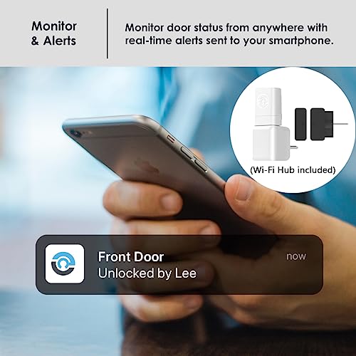 Lockly Secure Pro Deadbolt, Wi-Fi Smart Lock, Keyless Entry Door Lock, Smart Locks for Any Doors, PIN Genie® Keypad, 3D Biometric Fingerprint Sensor, Auto Lock, Rekeying Capability - Venetian Bronze