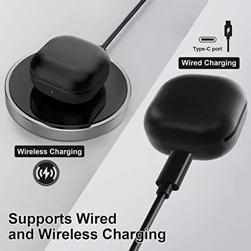 Charging Case for Samsung Galaxy Buds 2 Pro, Replacement Charger Case for Galaxy Buds 2 Pro Charging Case Support Bluetooth Pairing, Wireless & Wired Charging (NOT Include Earbuds)