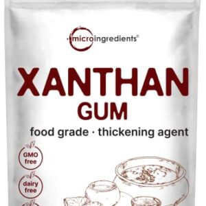 Xanthan Gum Powder 2lb - Premium Food Grade for Cooking, Keto Baking, Thickening Soups & Sauces, Dressings, Vegan Friendly, Non-GMO, Gluten Free