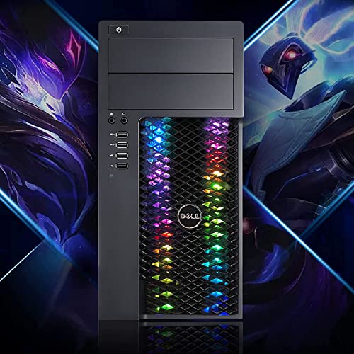 Dell Gaming Precision 3620 Tower Desktop PC, Intel Quad Core I5-6500 up to 3.6GHz, GeForce RTX 2060 Super 8G GDDR6, 32G DDR4, 256G SSD+3T, RGB Keybaord & Mouse, DVD, WiFi, BT, Win10P64 (Renewed)