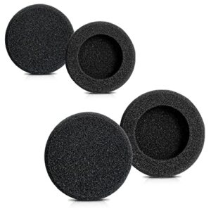 plantronics headset ear cushions replacement foam ear pads for plantronics hw251n hw261n hw510 hw520 blackwire c320 3210 3220 3320 jabra pro 920 biz 2300 gn2000 headphones (4 pack)