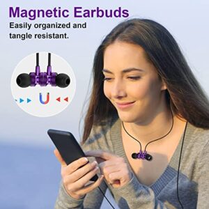 USB C Headphones for iPhone 15 Pro Max Google Pixel 8 7 7A 6 6A,Type C Earphones in Ear Wired Earbuds Headset Microphone for Samsung Galaxy S23 FE S22 Ultra S21 Z Flip 5 Fold Oneplus 11 iPad 10 Purple
